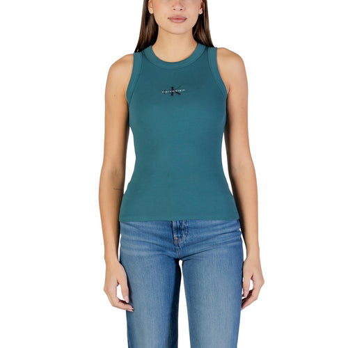 Calvin Klein Jeans Camiseta sin mangas para mujer