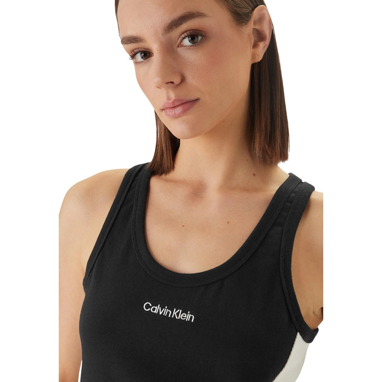 Calvin Klein Jeans Camiseta sin mangas para mujer